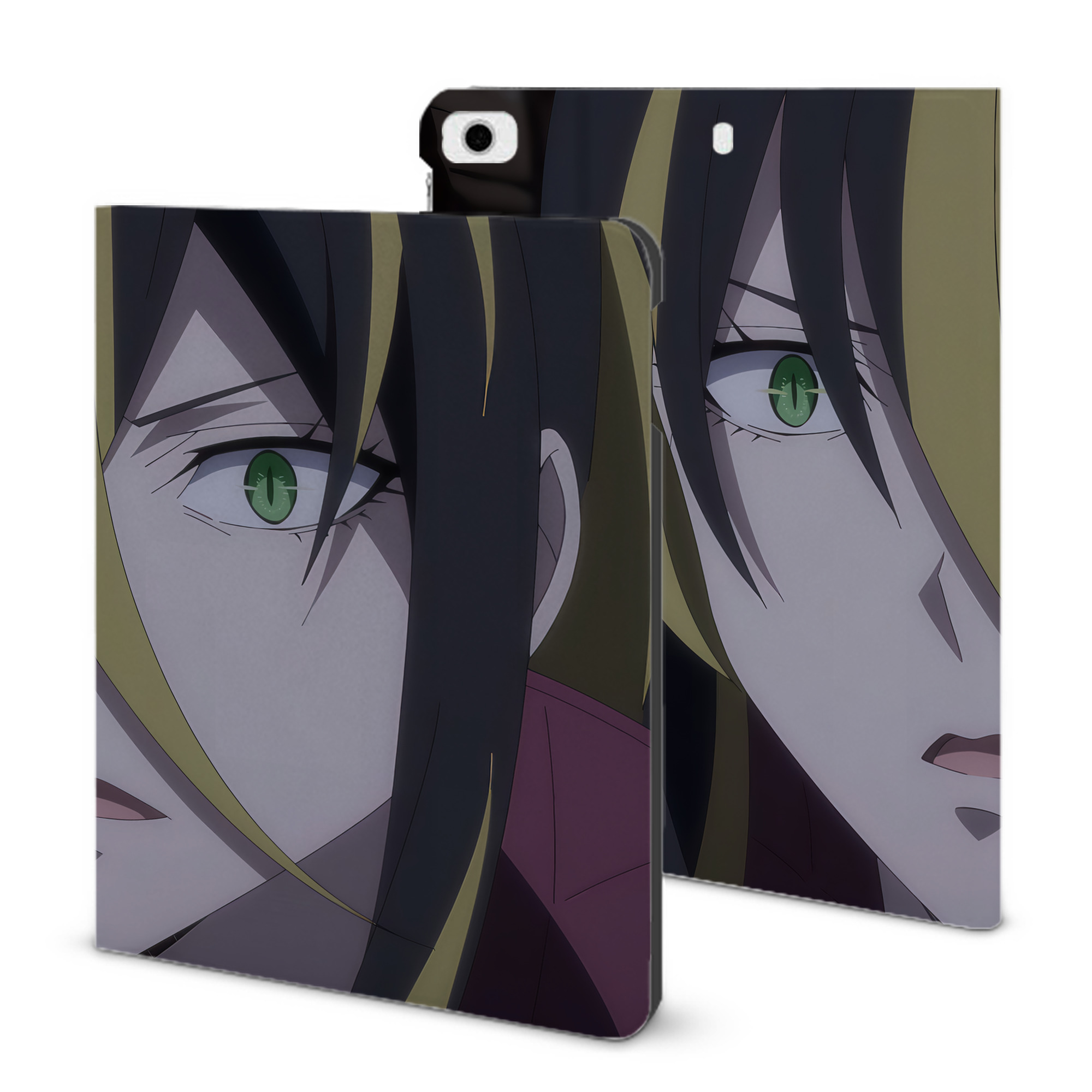 （画像用） 転スラ Regarding Reincarnated to Slime IPad ケース ブック型 PUレザー TPU 耐衝撃 軽量 薄型 ペン収納なし 全面保護 IPad 各モデル対応